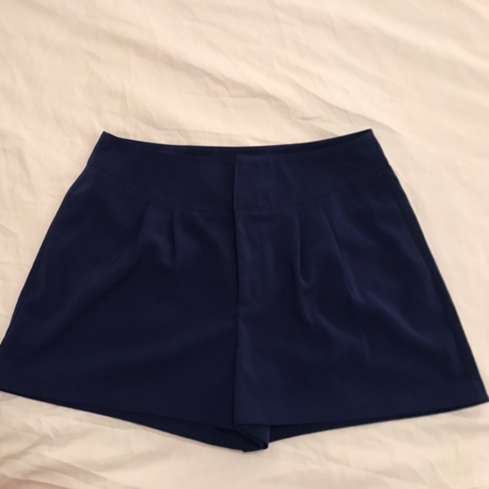 Royal Blue High Waisted Shorts